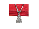 Silver Plated Sai Baba Pendant With Chain_img