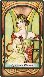 Queen of Wands Tarot Card Meaning and Symbolism, Tarot Oak