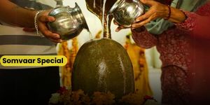 Shivling Doodh Abhishek