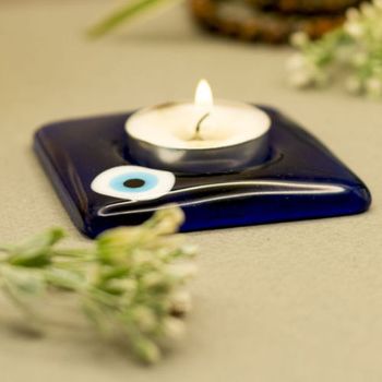 Evil Eye Square Shape Candle Holder_img