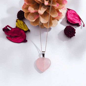 Rose Quartz Heart Pendant _img