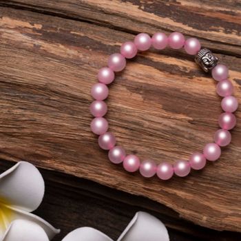 Rose Quartz Bracelet with Buddha_img